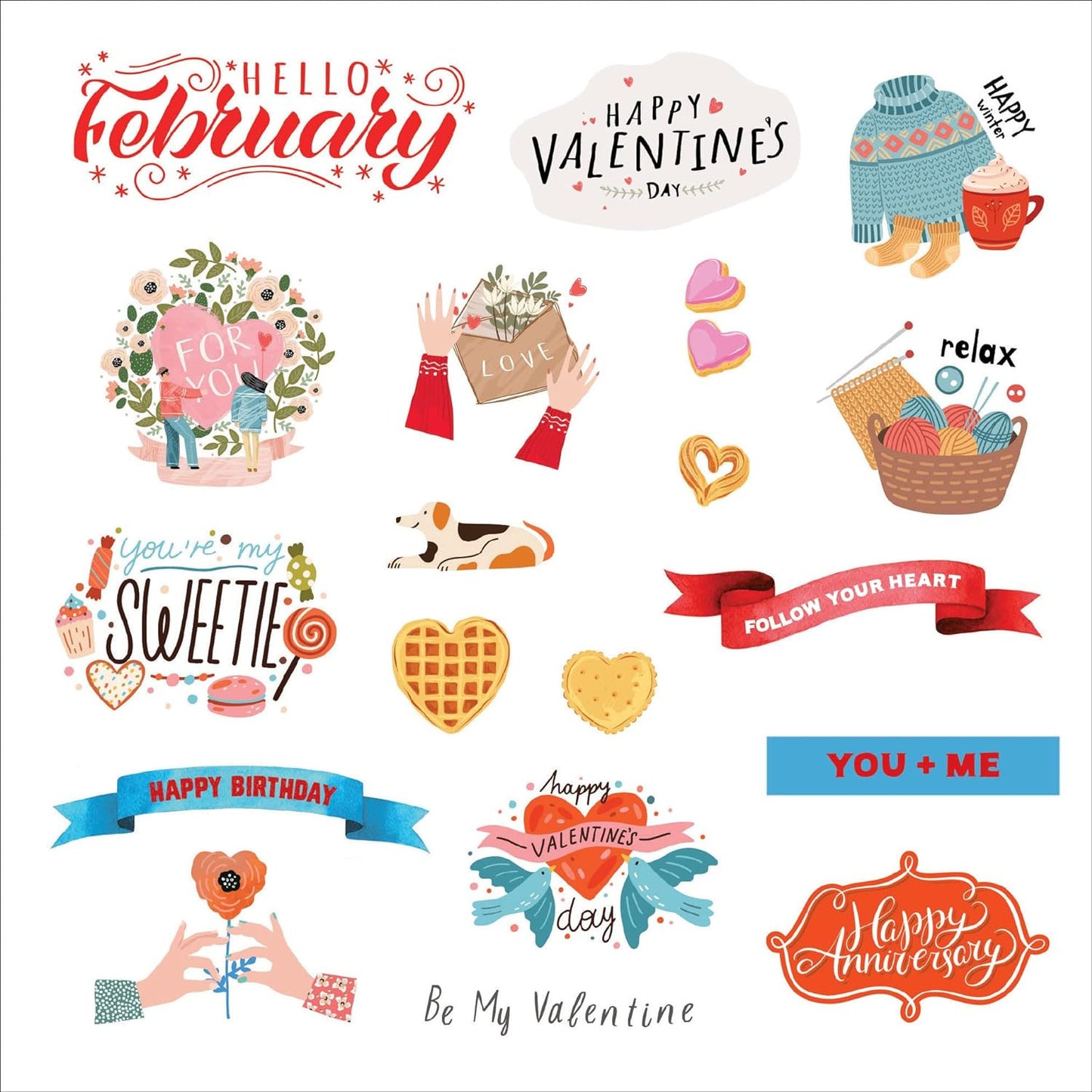 A Year in Stickers: Fun Pictures and Words to Highlight Celebrations (Sticker Bo