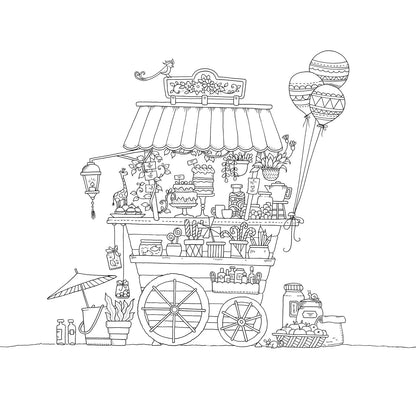 Worlds of Wonder: a Coloring Book for the Curious