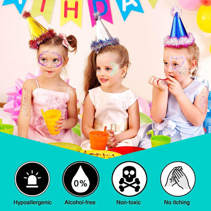 Teal Body Glitter,Mermaid Face Glitter Gel for Halloween Face Paint,Dazzle Green