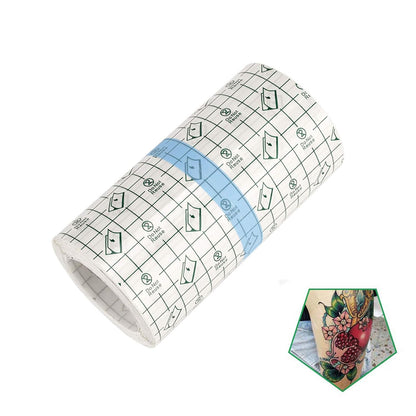 Tattoo Aftercare Bandage Roll 6"X10 Yard - Waterproof Transparent Film for Initi