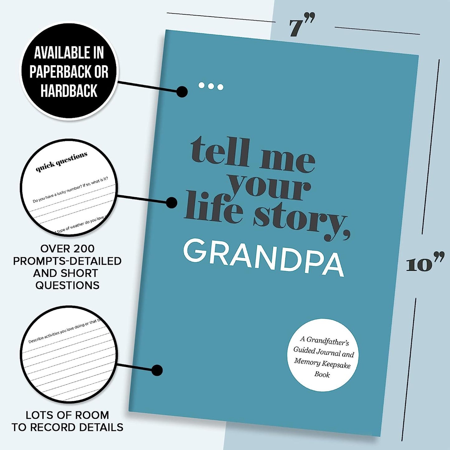 Tell Me Your Life Story, Grandpa: a Grandfather’S Guided Journal and Memory Keep