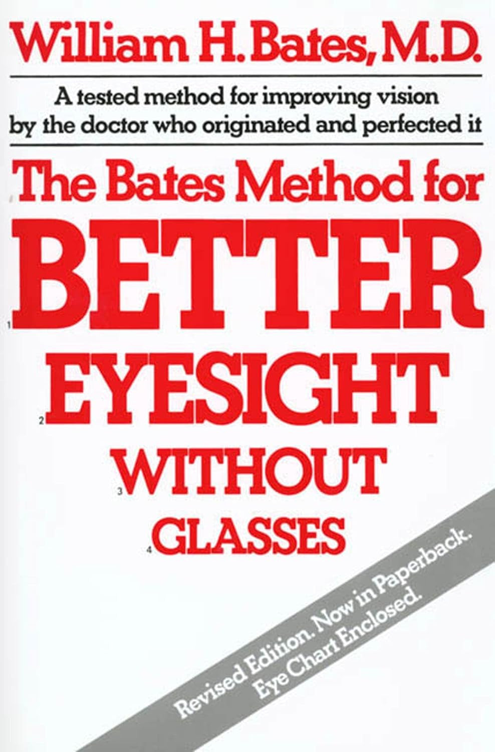 The Bates Method for Better Eyesight without Glasses
