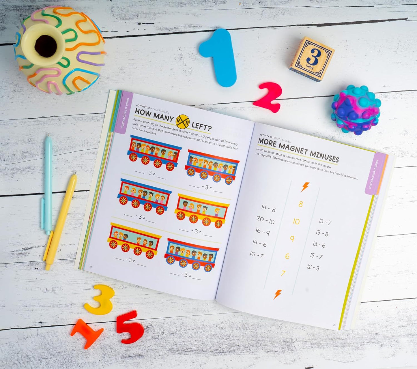 Addition and Subtraction Kindergarten Math Workbook: 100 Fun Activities to Build