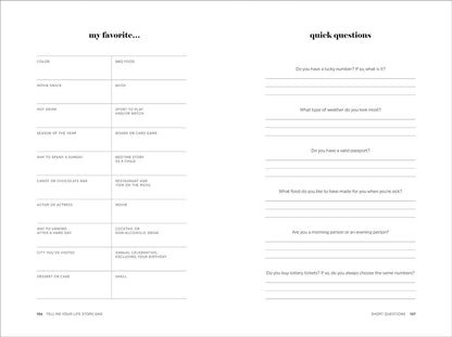 Tell Me Your Life Story, Dad: a Father’S Guided Journal and Memory Keepsake Book