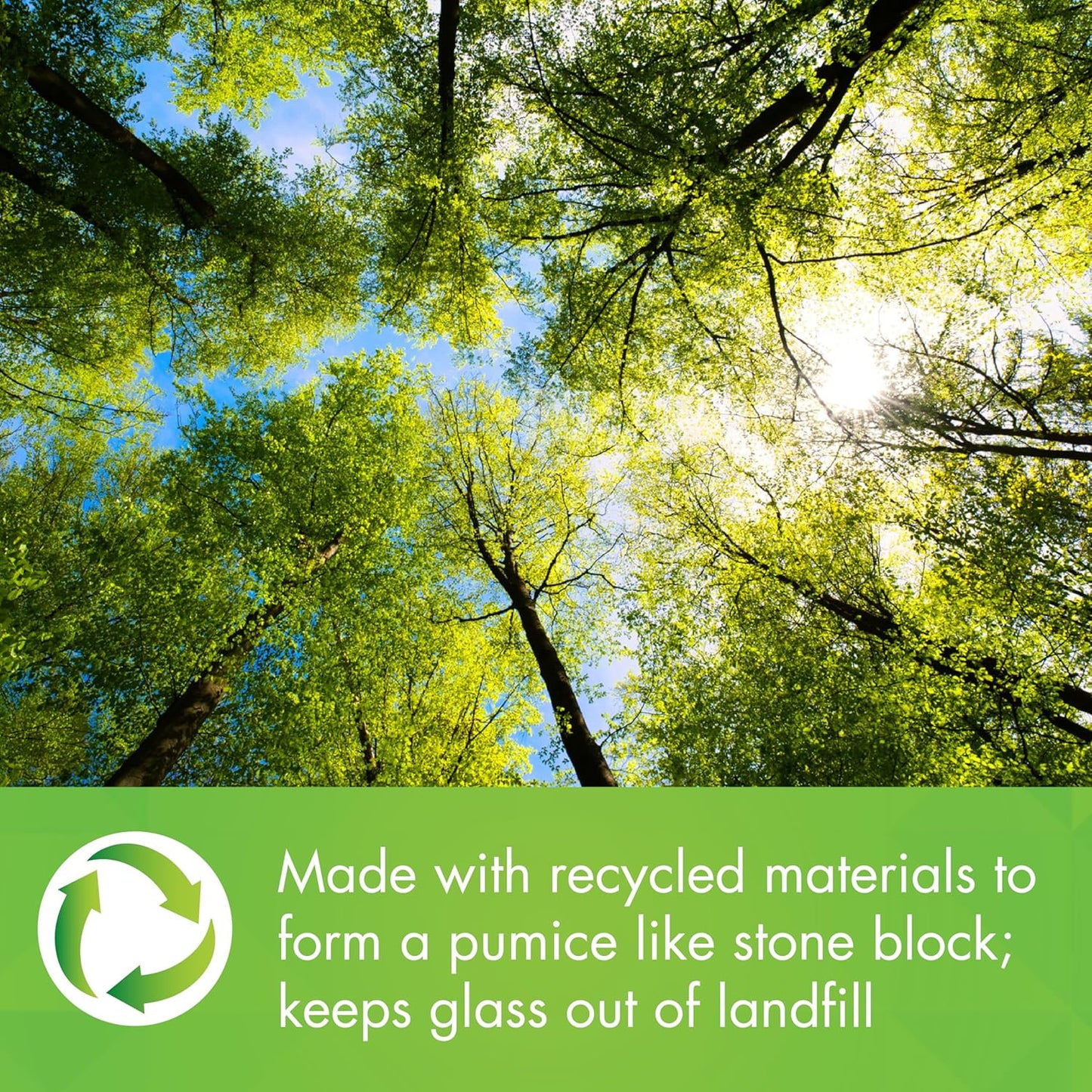 Multi-Purpose Cleaning Block, for Kitchens, Bathrooms, Tools, and More, Made in