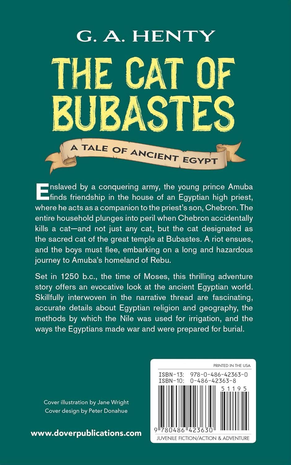 The Cat of Bubastes: a Tale of Ancient Egypt (Dover Children'S Classics)