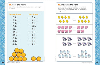 My First Grade Math Workbook: 101 Games & Activities to Support First Grade Math