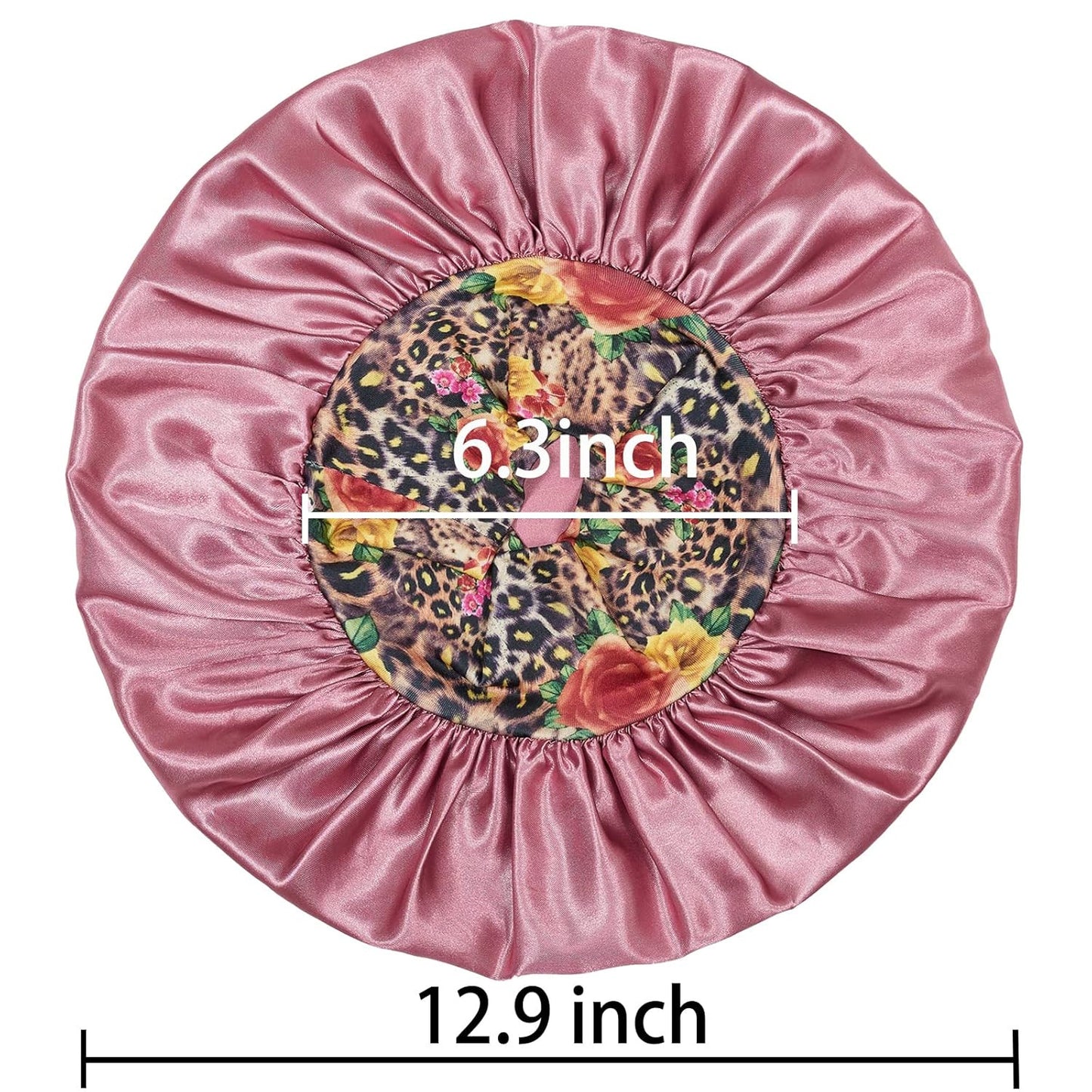 3 Pack Satin Bonnet Silk Hair Bonnet for Sleeping, Sleep Bonnets for Women Large