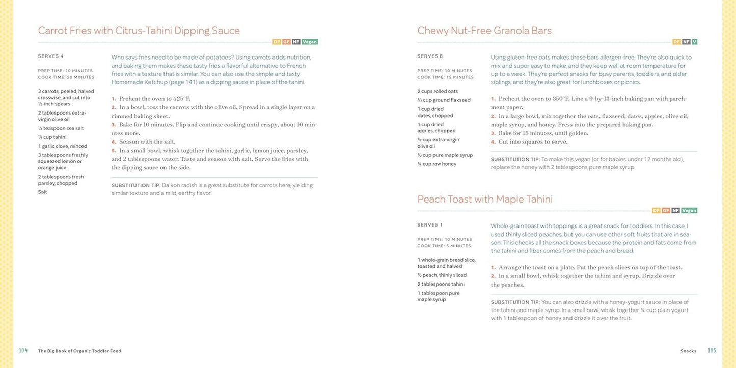 The Big Book of Organic Toddler Food: a Quick and Easy Cookbook to Feed the Whol