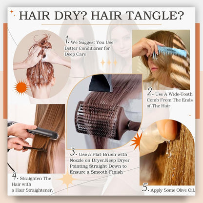 Tape in Hair Extensions 50 Gram Medium Brown Highlights Honey Blonde Real Human