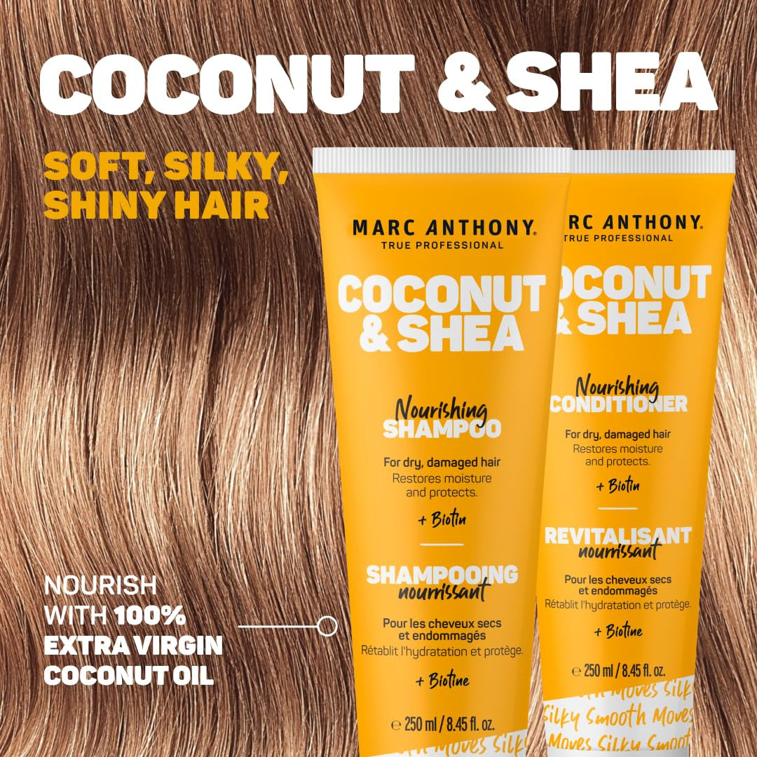 Volumizing Shampoo and Conditioner Set with Coconut Oil & Shea Butter - Nourishi