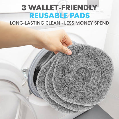 360° Square Spin Mop and Bucket System – Dual Compartment, Separate Clean & Dirt