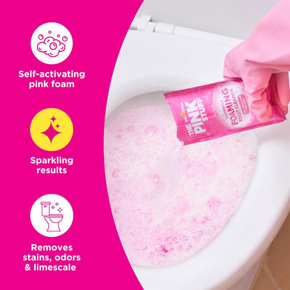 - the Pink Stuff Bathroom Cleaning Kit – Cleaning Paste, Bathroom Foam Spray, To