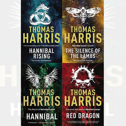 Thomas Harris Hannibal Lecter Series 4 Books Bundle Collection (Red Dragon,Hanni