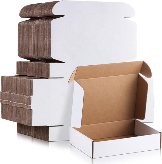 200 Pcs Shipping Boxes Corrugated Cardboard Mailer Boxes Packaging Present Gift