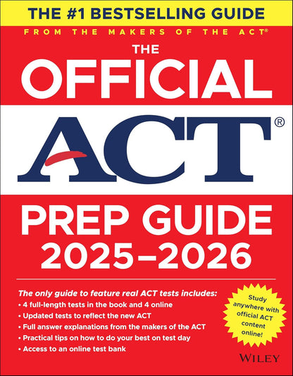 The Official ACT Prep Guide 2025 - 2026: Book + Online Course (Official ACT Prep