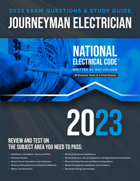 2023 Journeyman Electrician Exam Prep Study Guide: 400+ Questions and Study Guid