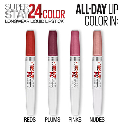 Superstay 24 2-Step Liquid Lipstick Makeup, Lasting Lilac, 1 Kit