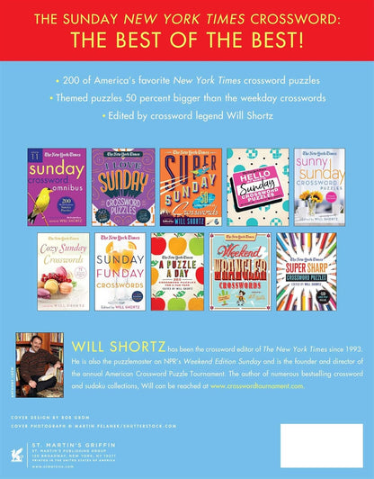 The New York Times Sunday Crossword Omnibus Volume 12: 200 World-Famous Sunday P