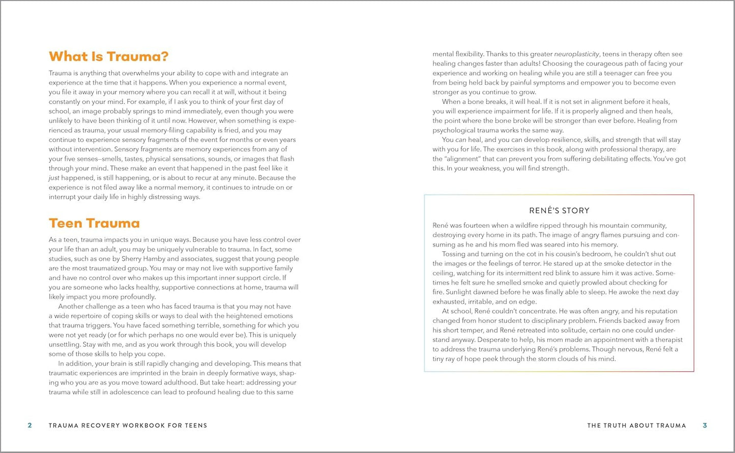 Trauma Recovery Workbook for Teens: Exercises to Process Emotions, Manage Sympto