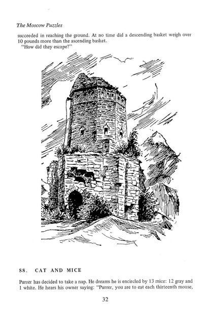 The Moscow Puzzles: 359 Mathematical Recreations (Dover Math Games & Puzzles)