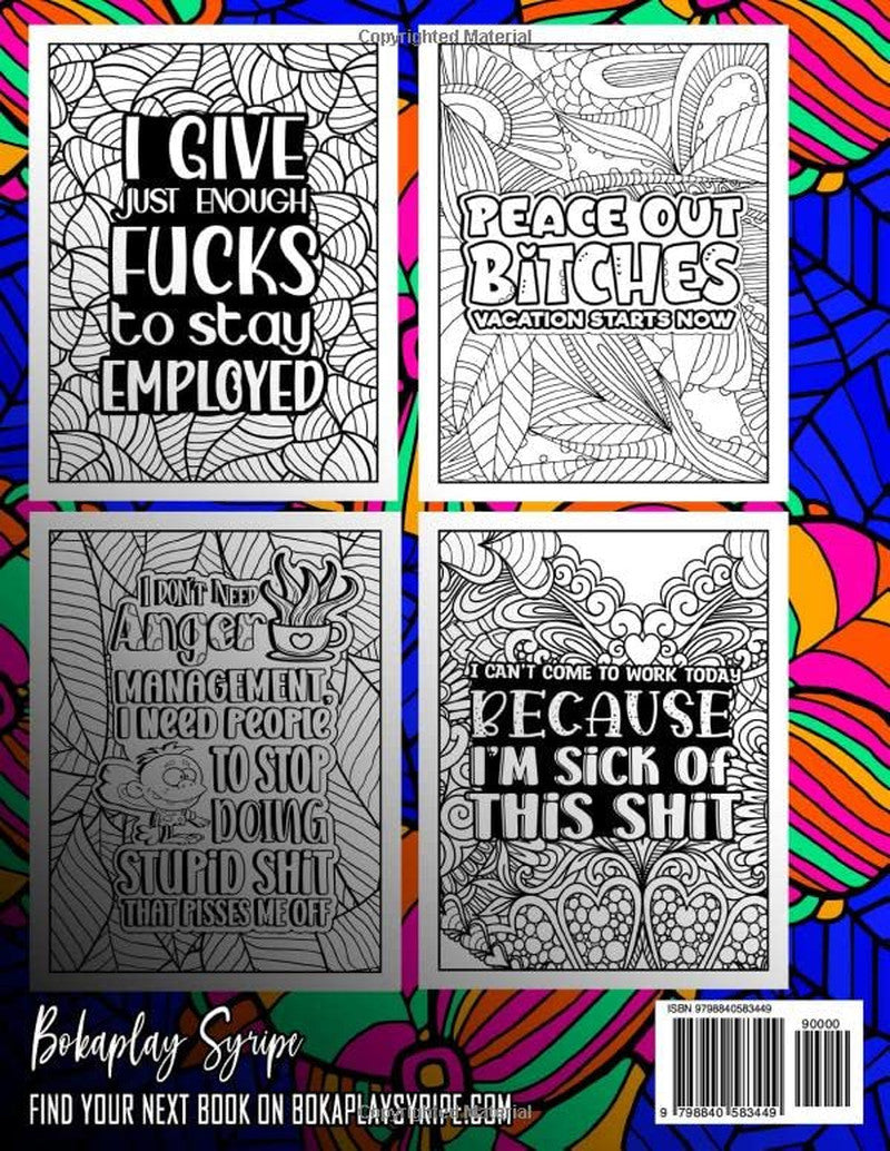 Things I Want to Say at Work but Can'T: Swear Word Coloring Book: This Stress Re