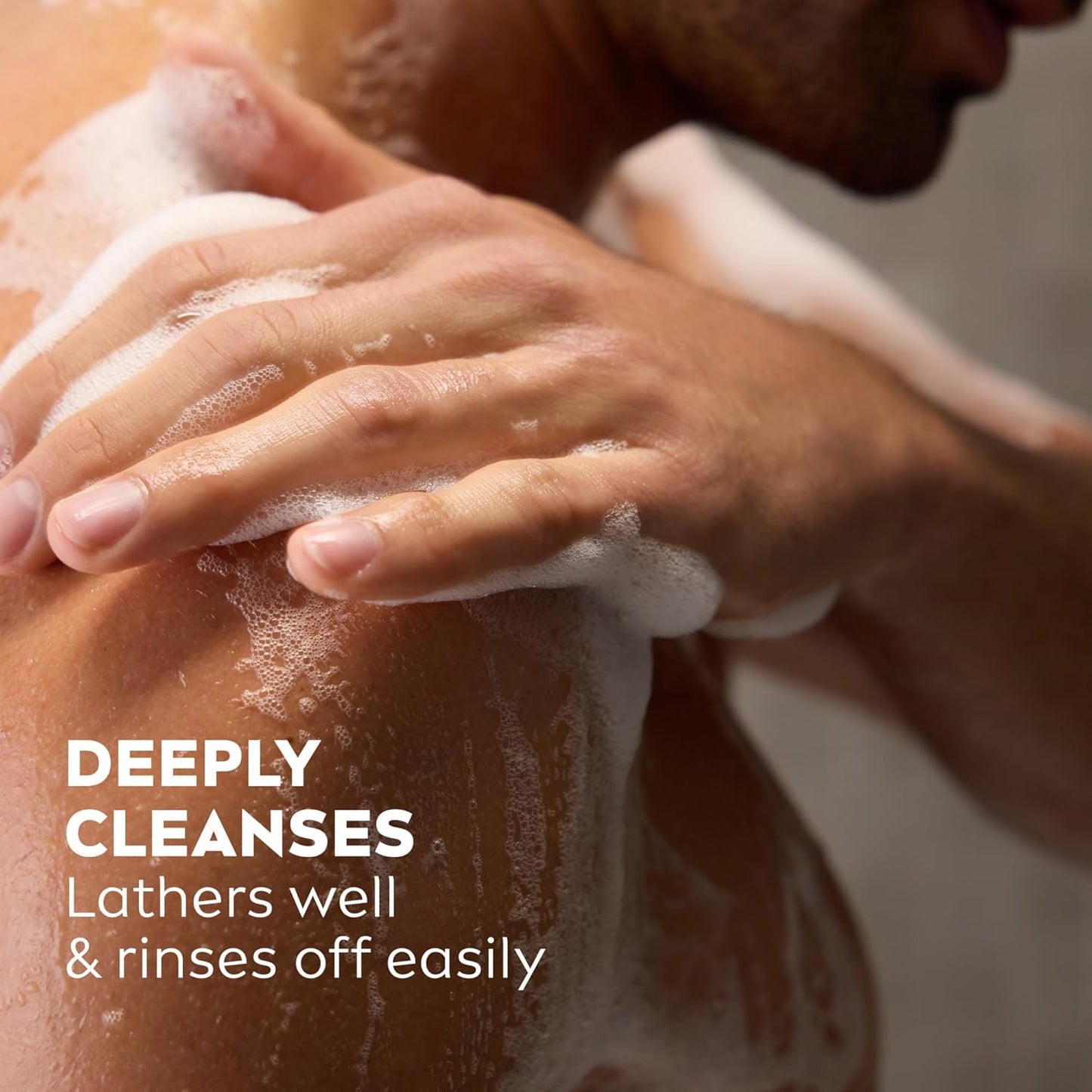 Active Clean Body Wash with Natural Charcoal for Normal to Oily Skin, 3-In-1 Cha