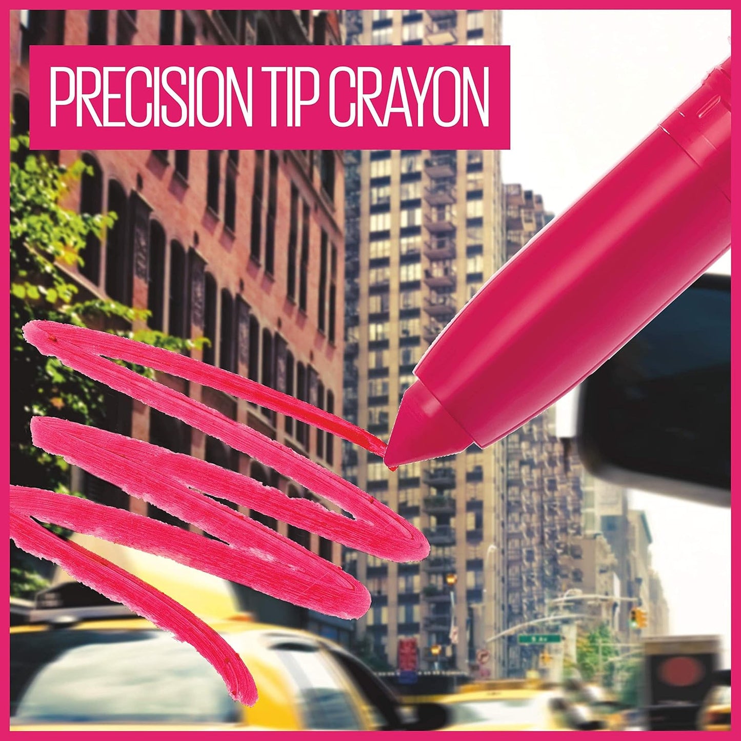 Super Stay Ink Crayon Lipstick Makeup, Precision Tip Matte Lip Crayon with Built