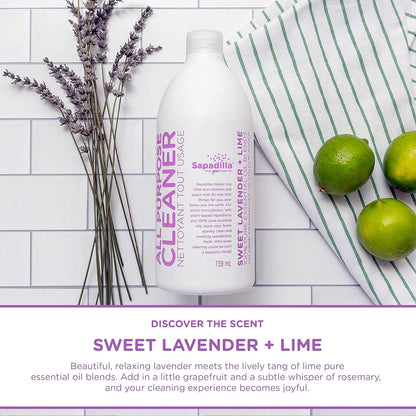 Sweet Lavender + Lime Biodegradable All-Purpose Cleaner Concentrate, 25 Ounce