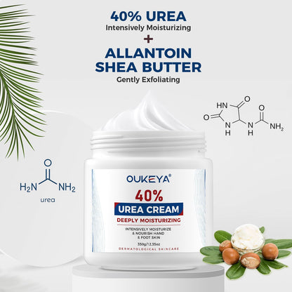 Urea Cream 40 Percent, Foot & Hand Cream for Dry Cracked, Urea Lotion for Feet M