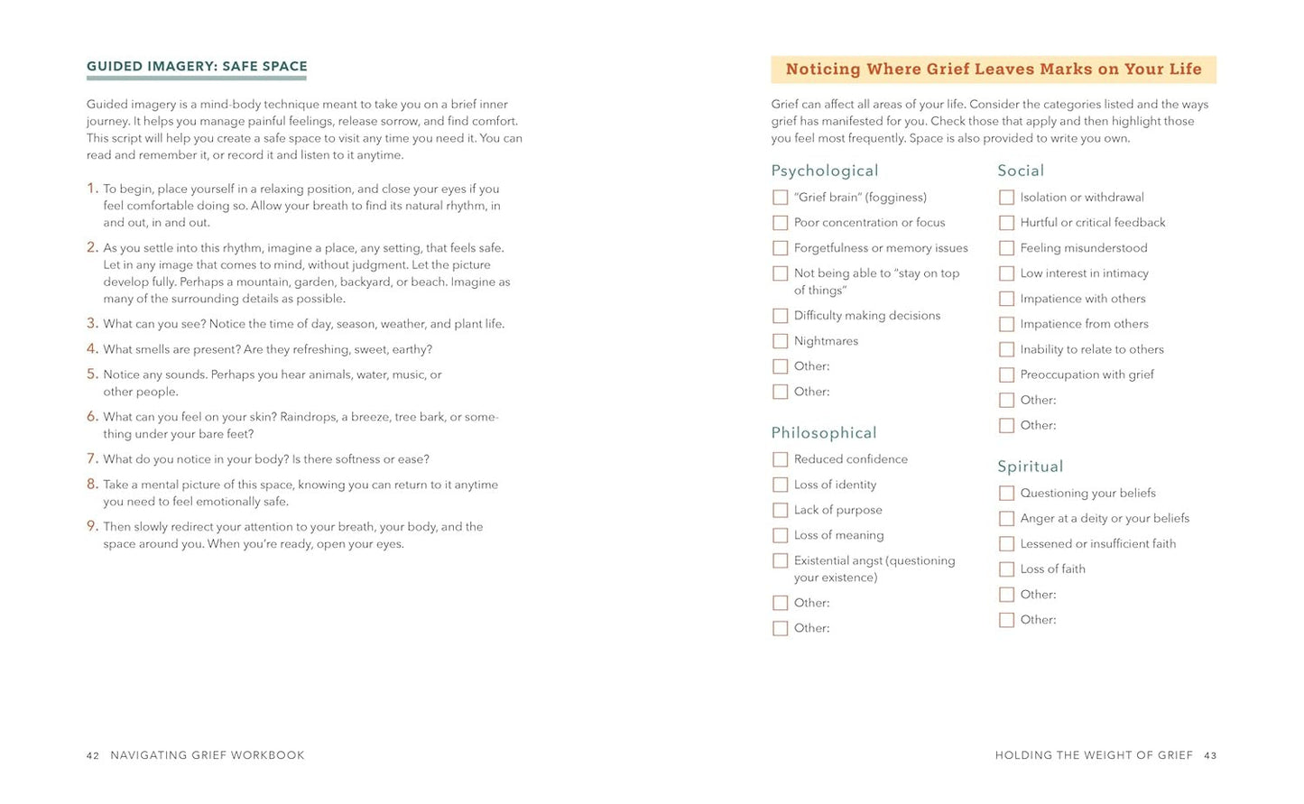 Navigating Grief Workbook: Evidence-Based Exercises to Move through Grief and He