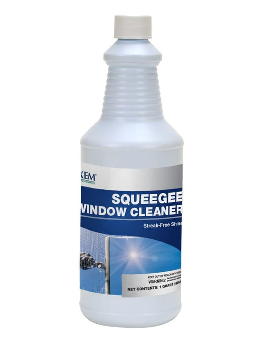 3480 Squeegee Window Cleaner - Concentrated Ammonia Free Non-Streak Cleaning Sol
