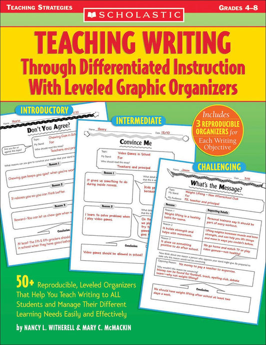 Teaching Writing through Differentiated Instruction with Leveled Graphic Organiz