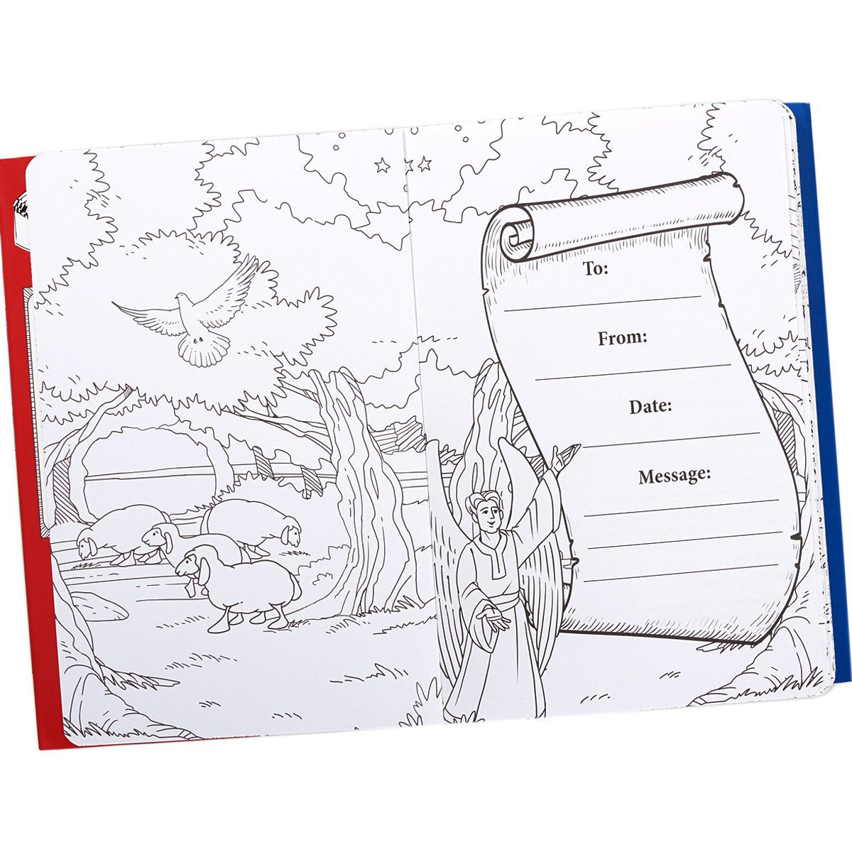 My Own Keepsake Bible: a Kids Bible Storybook to Color