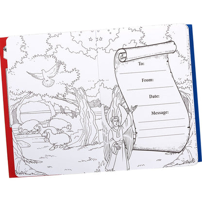 My Own Keepsake Bible: a Kids Bible Storybook to Color