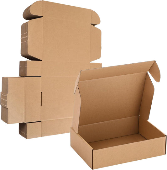 100 Pcs Shipping Boxes Cardboard Gift Corrugated Cardboard Boxes Mailer Packagin