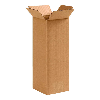 4X4X10 Tall Corrugated Boxes, Tall, 4L X 4W X 10H, Pack of 25 | Shipping, Packag