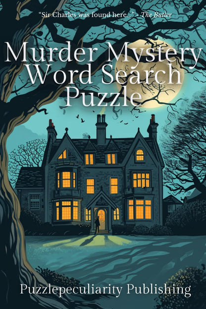 Murder Mystery Word Search Puzzle: Unravel the Mystery Secrets of Broadward Mano