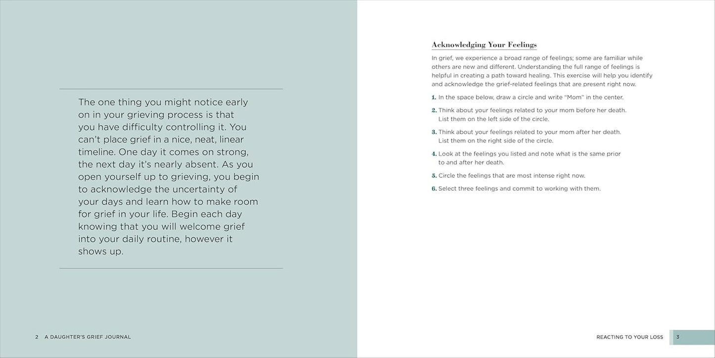 A Daughter'S Grief Journal: Daily Prompts and Exercises for Navigating the Loss