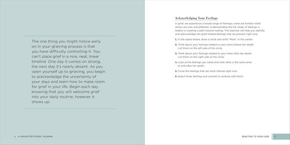 A Daughter'S Grief Journal: Daily Prompts and Exercises for Navigating the Loss