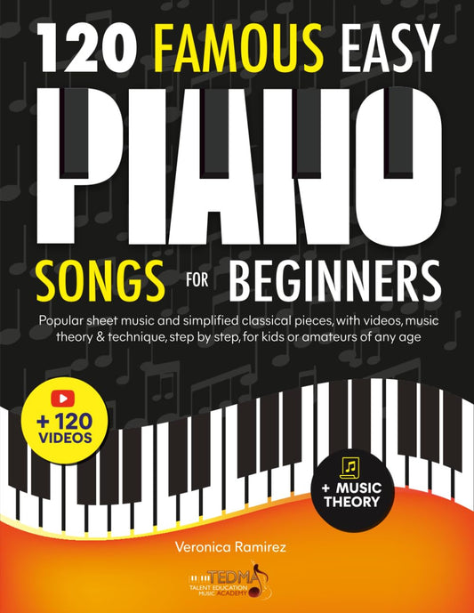 120 Famous Easy Piano Songs for Beginners: Popular Sheet Music and Simplified Cl