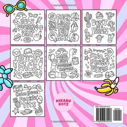 Swear Word: Bold and Easy Coloring Book for Adults Featuring Groovy & Funny Desi