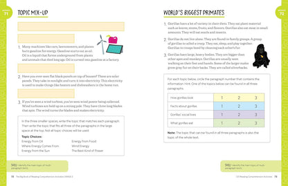 The Big Book of Reading Comprehension Activities, Grade 2: 120 Activities for Af