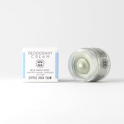 All Natural Deodorant Cream, Aluminum Free Deodorant for Women or Men - Blue Tan