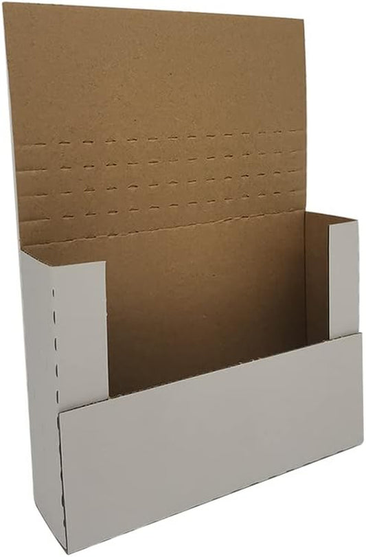 50 Pack 7.5X5.5X2'' Easy-Fold Corrugated Mailers, Height Adjustable Small Shippi