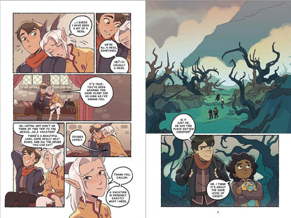 Through the Moon: a Graphic Novel (The Dragon Prince Graphic Novel #1)