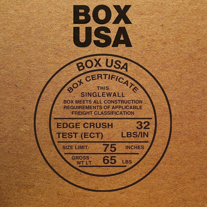 9X9X4 Flat Corrugated Boxes, Flat, 9L X 9W X 4H, Pack of 25 | Shipping, Packagin
