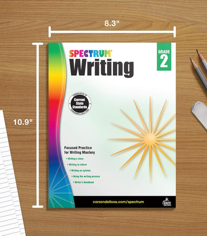 Spectrum Writing Workbook Grade 2, Ages 7 to 8, Second Grade Writing Workbook, I