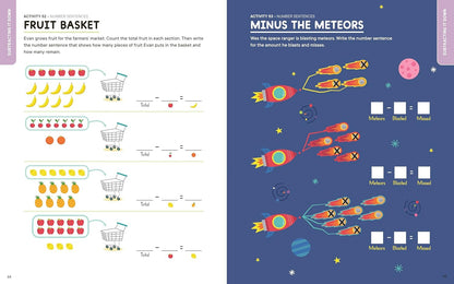 Addition and Subtraction Kindergarten Math Workbook: 100 Fun Activities to Build