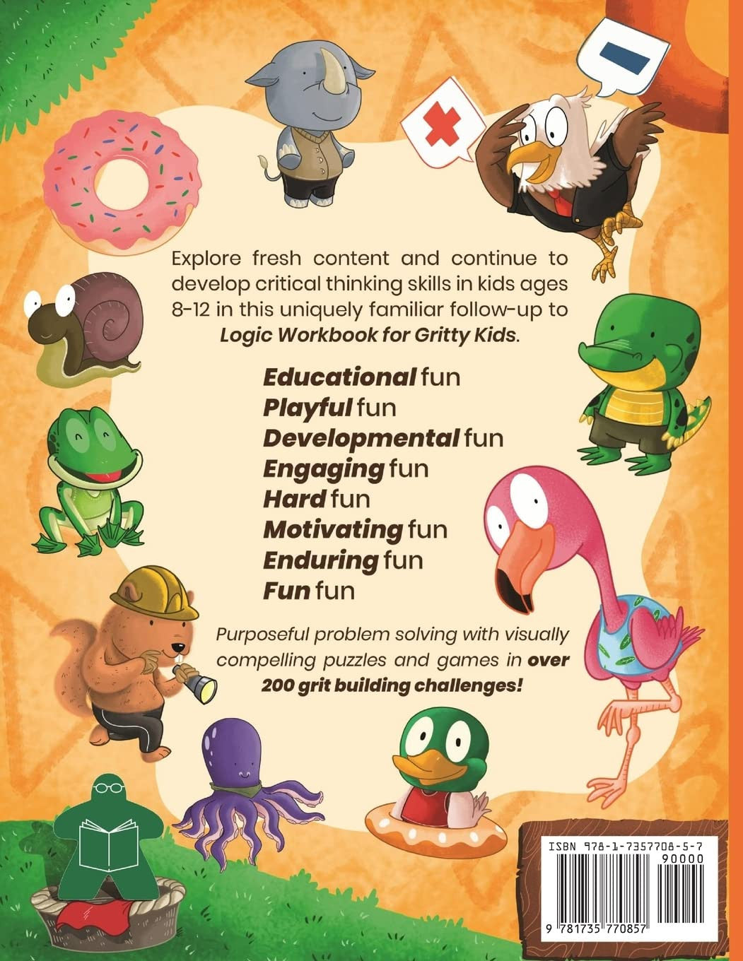 Another Logic Workbook for Gritty Kids: Spatial Reasoning, Math Puzzles, Word Ga